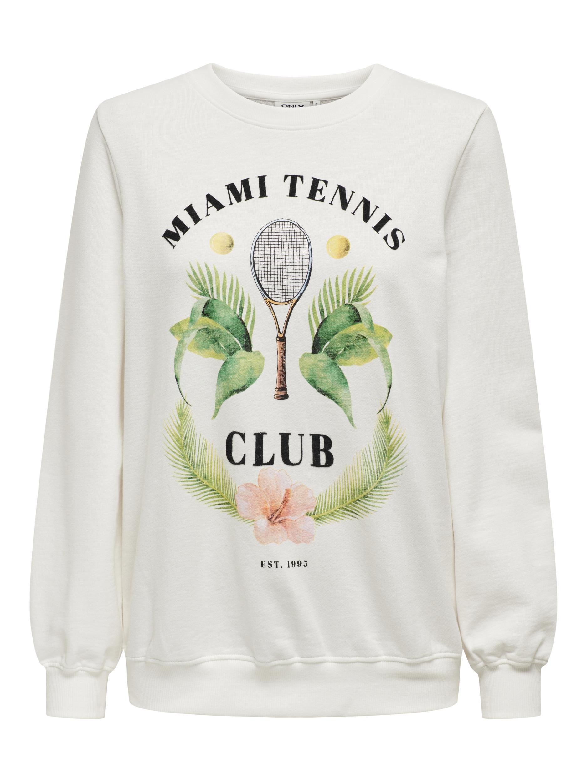 ONLY Sweater »ONLJULIA L/S TENNIS O-NECK BOX UB SWT« von Only