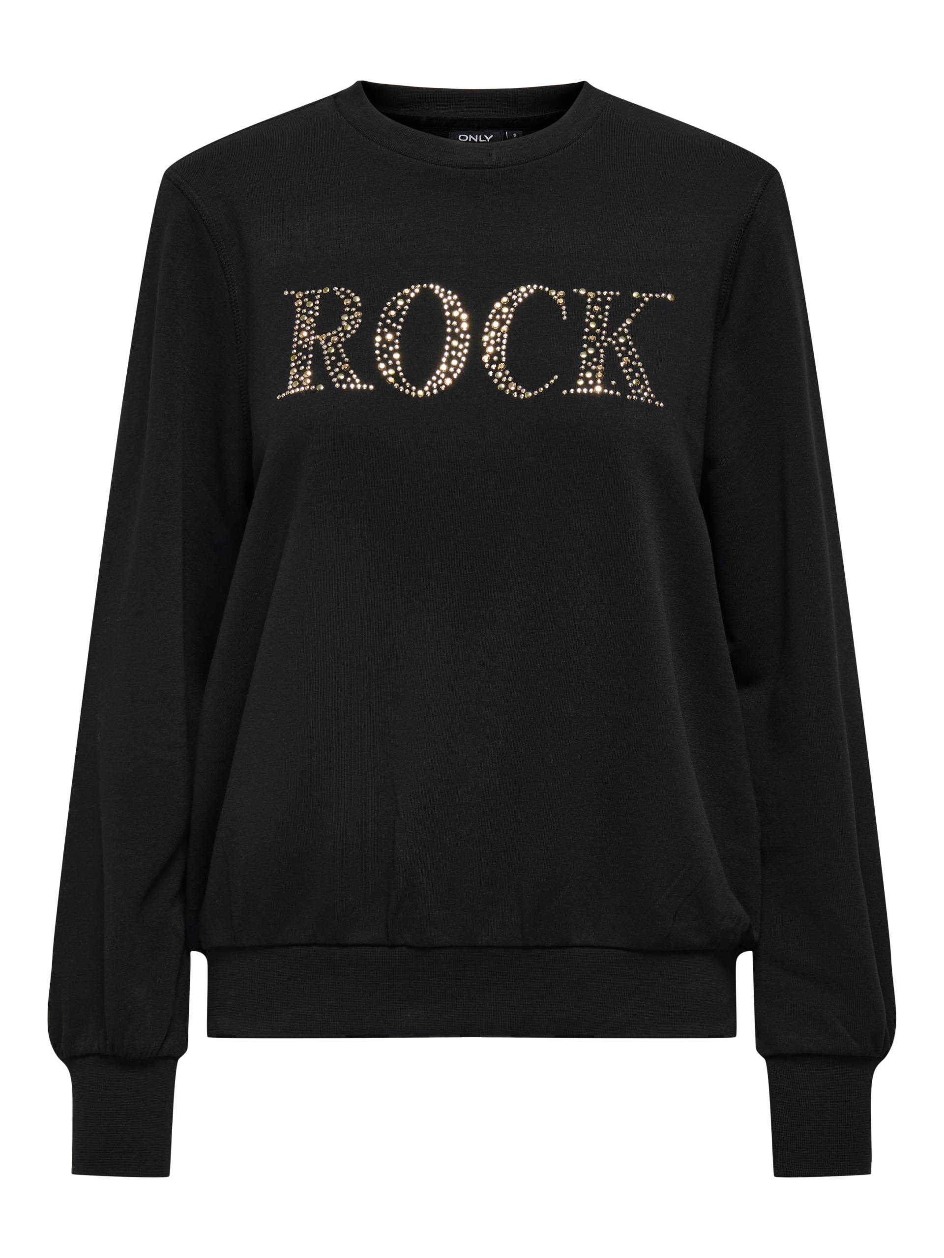 ONLY Sweatshirt »ONLAMY L/S STONES O-NECK BOX UB SWT« von Only