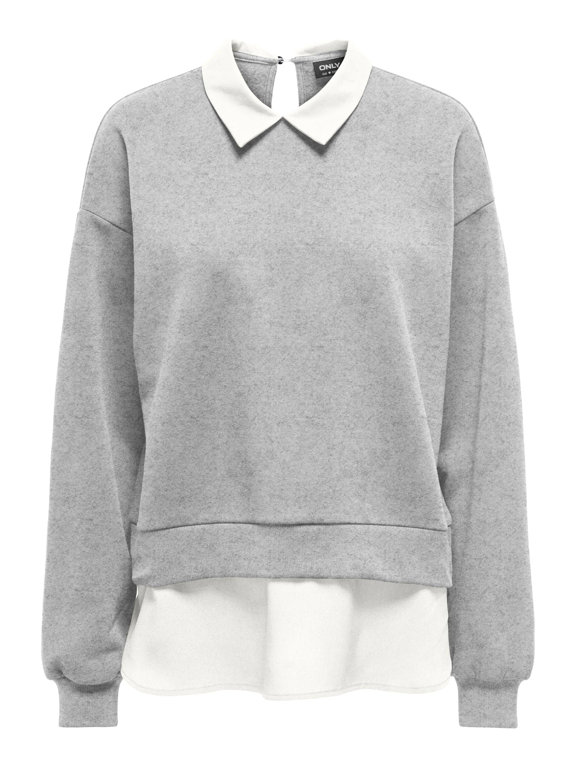ONLY Sweatshirt »ONLANNI L/S WOVEN MIX SWT« ONLY Sweatshirt »ONLANNI L/S WOVEN MIX SWT« von Only