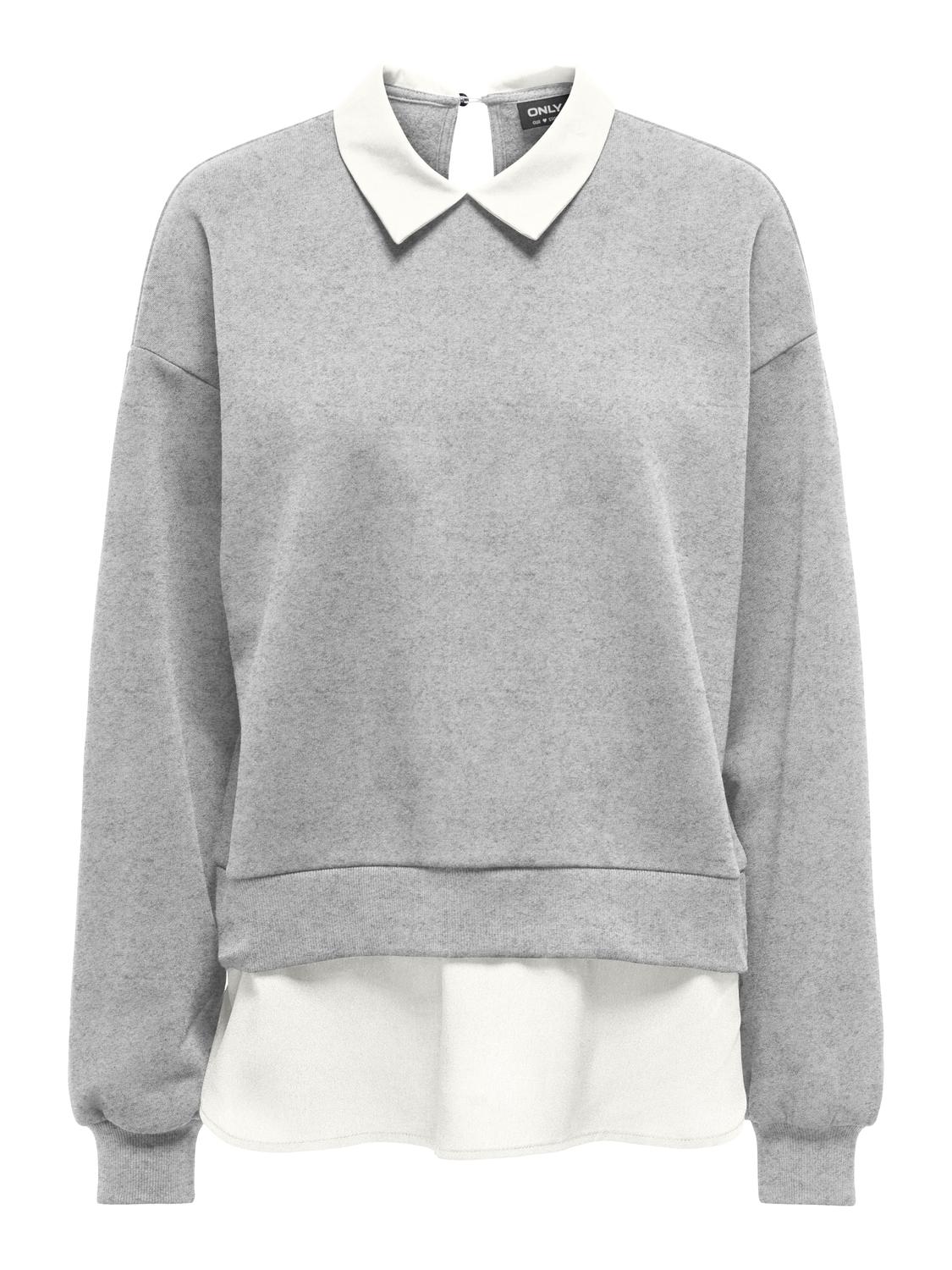 ONLY Sweatshirt »ONLBARRY L/S WOVEN MIX CC SWT« ONLY Sweatshirt »ONLBARRY L/S WOVEN MIX CC SWT« von Only
