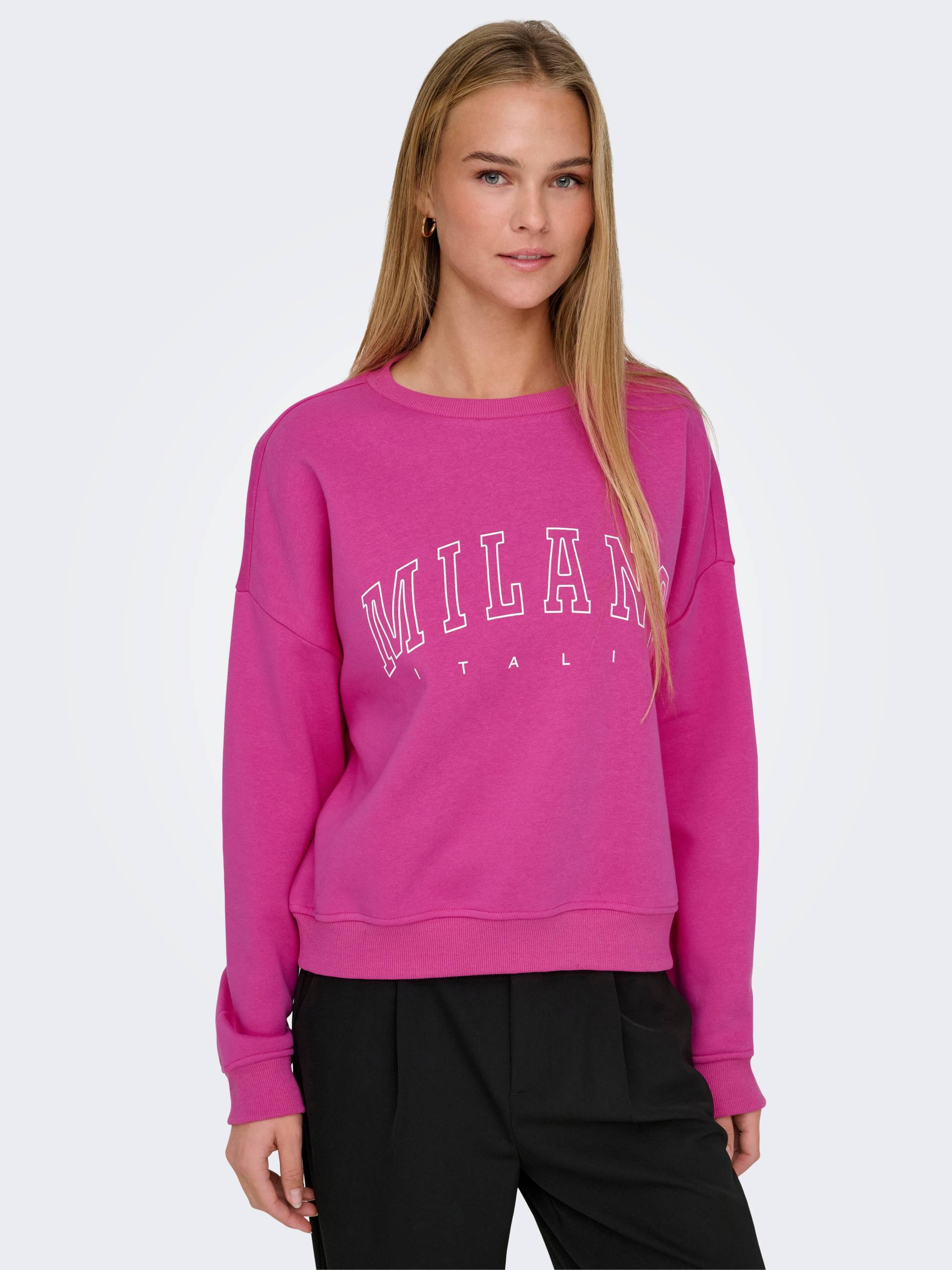 ONLY Sweatshirt »ONLSWEAT L/S CREW OVERSIZE STATE SWT« ONLY Sweatshirt »ONLSWEAT L/S CREW OVERSIZE STATE SWT« von Only