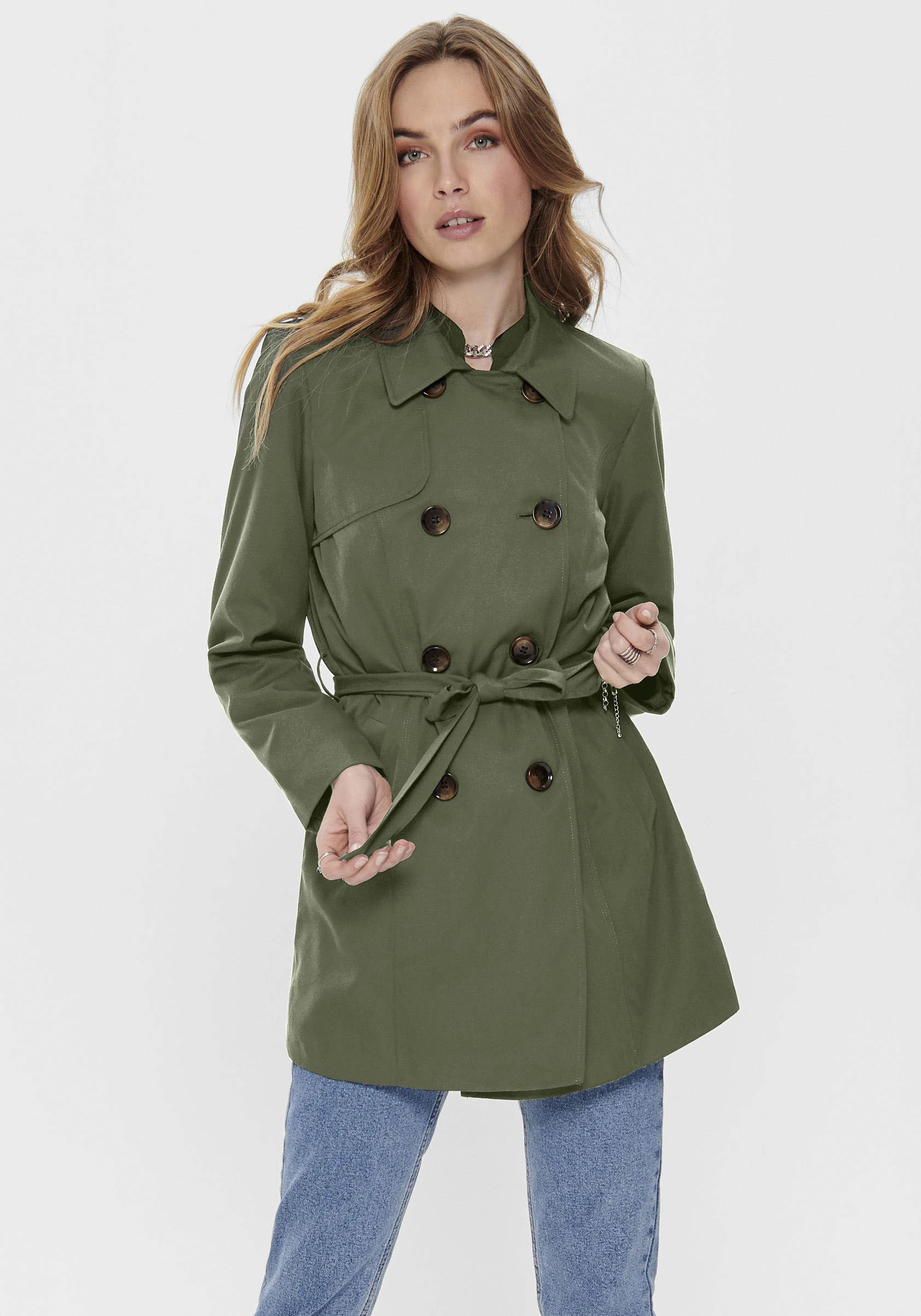 ONLY Trenchcoat »ONLVALERIE TRENCHCOAT OTW NOOS« ONLY Trenchcoat »ONLVALERIE TRENCHCOAT OTW NOOS« von Only