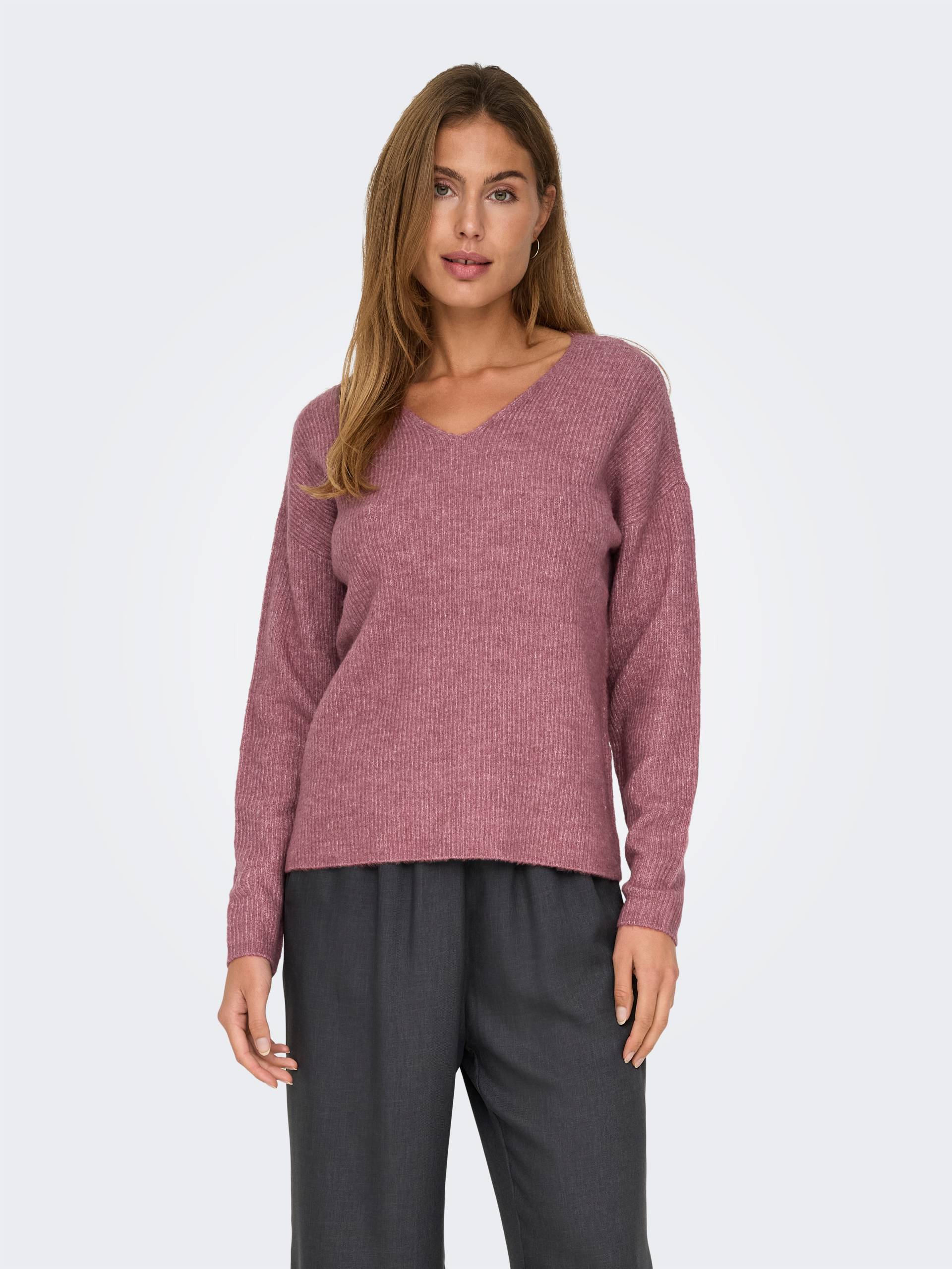 ONLY V-Ausschnitt-Pullover »ONLCAMILLA V-NECK L/S PULLOVER KNT NOOS« ONLY V-Ausschnitt-Pullover »ONLCAMILLA V-NECK L/S PULLOVER KNT NOOS« von Only