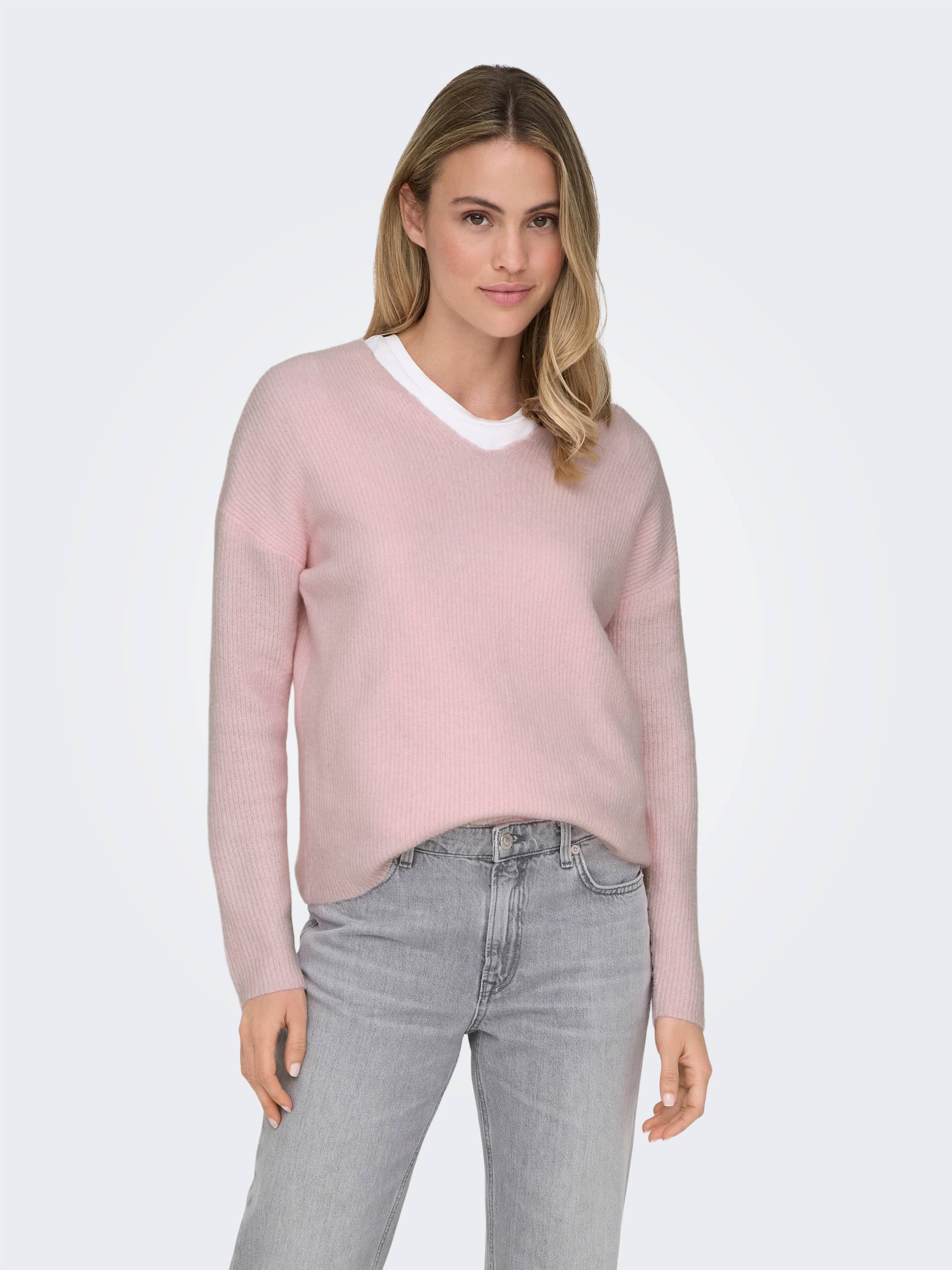 ONLY V-Ausschnitt-Pullover »ONLCAMILLA V-NECK L/S PULLOVER KNT NOOS« ONLY V-Ausschnitt-Pullover »ONLCAMILLA V-NECK L/S PULLOVER KNT NOOS« von Only