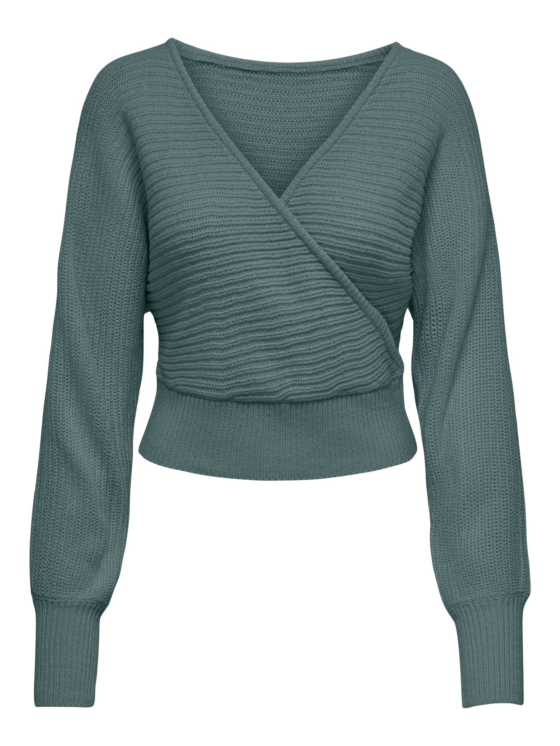 ONLY V-Ausschnitt-Pullover »ONLELINA LS V-NECK PULLOVER EX KNT« ONLY V-Ausschnitt-Pullover »ONLELINA LS V-NECK PULLOVER EX KNT« von Only