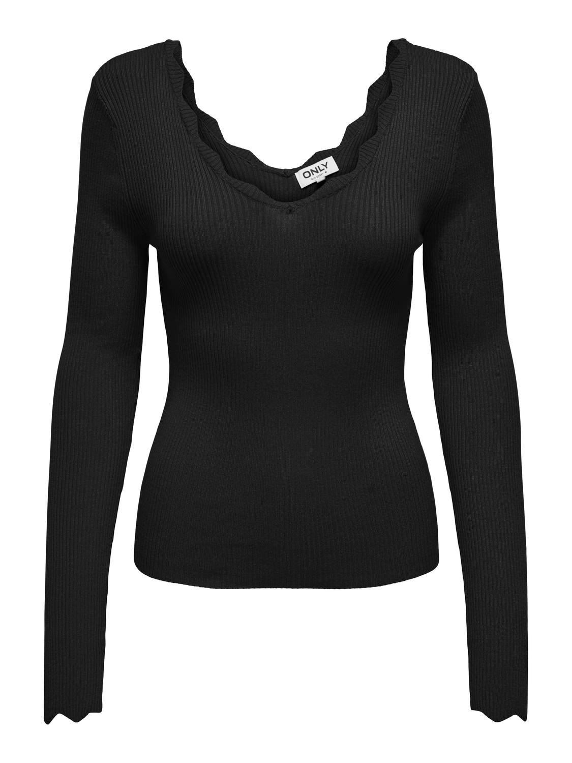 ONLY V-Ausschnitt-Pullover »ONLJULIE LIFE LS RIB V-NECK CC KNT« von Only