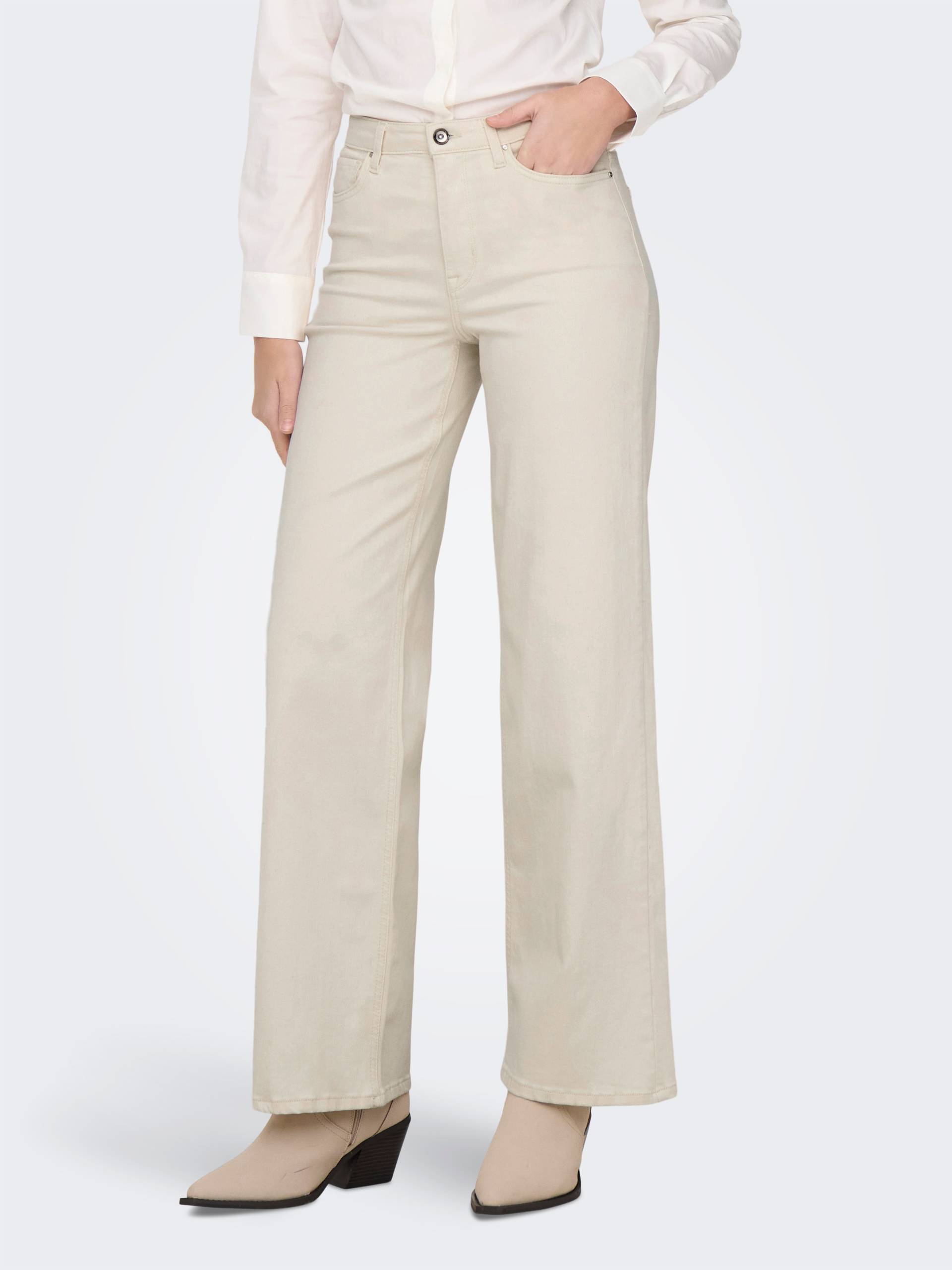 ONLY Weite Jeans »ONLMADISON BLUSH HW WIDE DNM CRO NOOS« ONLY Weite Jeans »ONLMADISON BLUSH HW WIDE DNM CRO NOOS« von Only