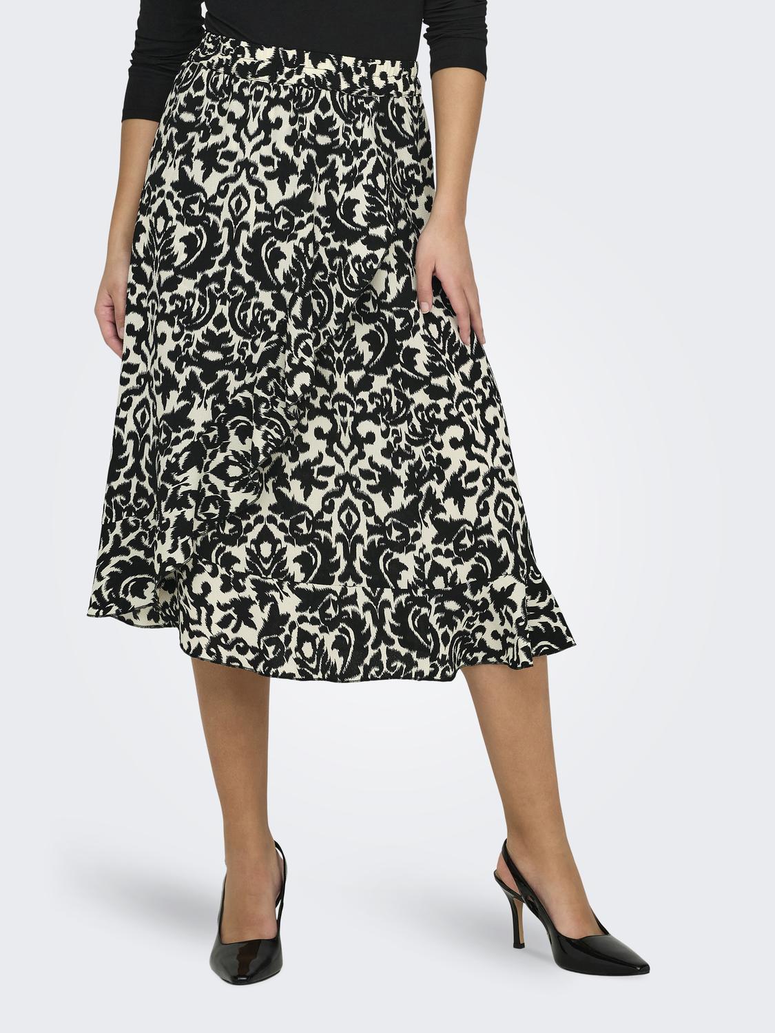 ONLY Wickelrock »ONLCARLY FLOUNCE LONG SKIRT« ONLY Wickelrock »ONLCARLY FLOUNCE LONG SKIRT« von Only
