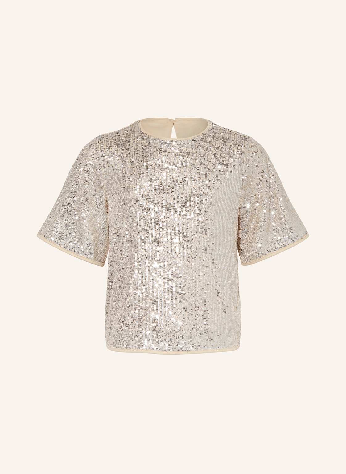 Only Blusenshirt Mit Pailletten weiss Only Blusenshirt Mit Pailletten weiss von Only