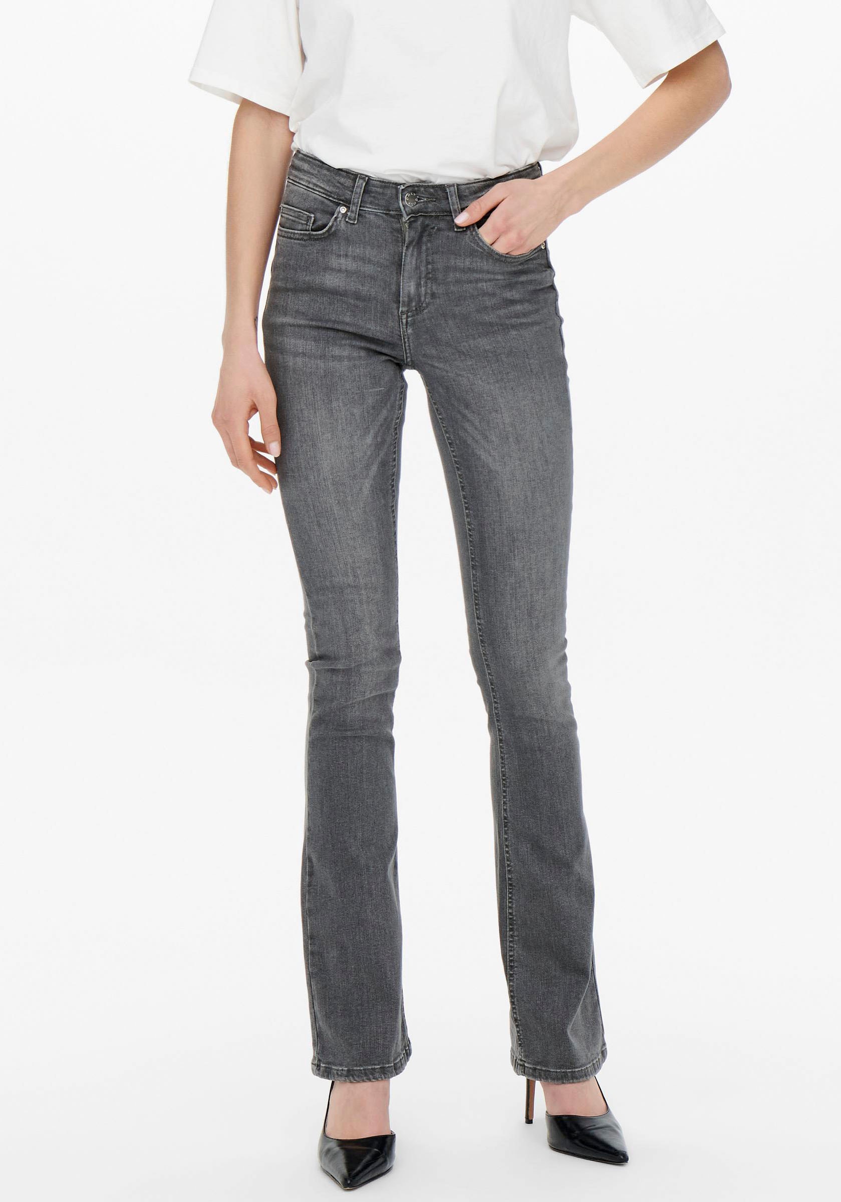 ONLY Bootcut-Jeans »ONLBLUSH LIFE MID FLARED« von Only