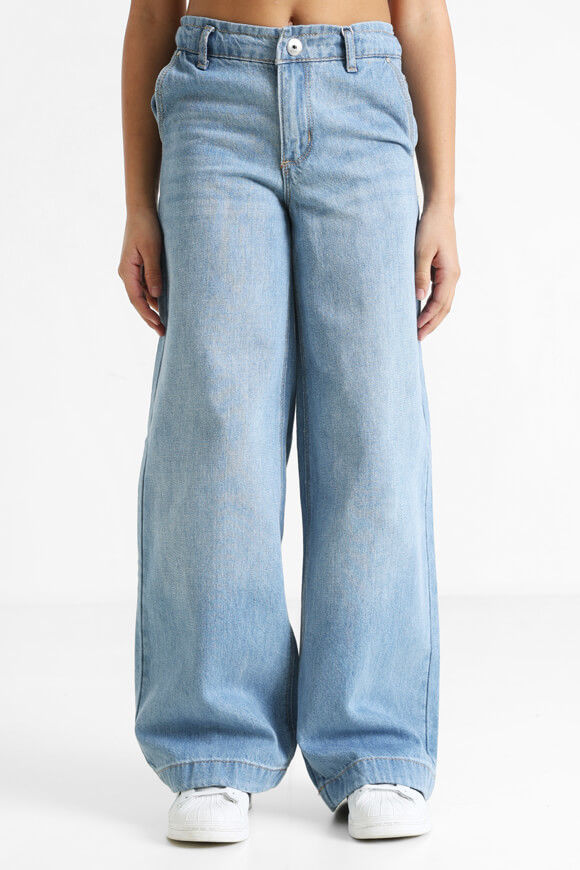 Only Comet Wide Leg Jeans | Light Blue Denim | Mädchen  | 140 von Only