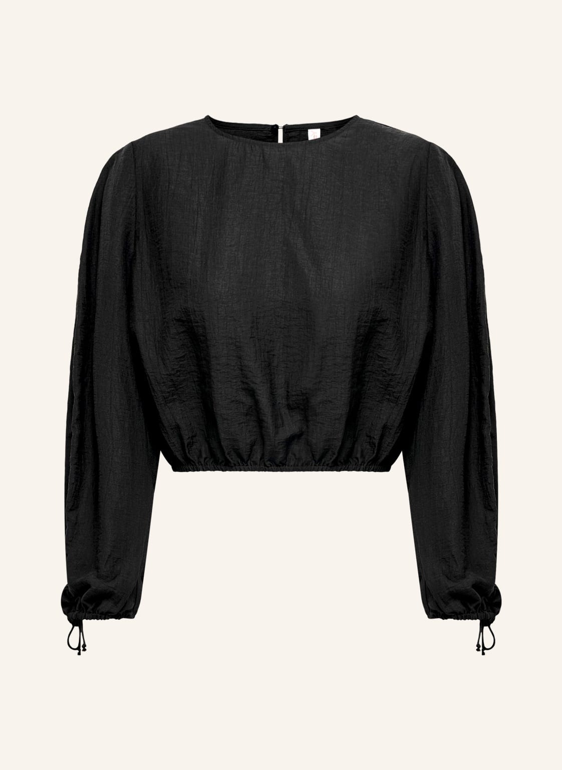 Only Cropped-Blusenshirt schwarz Only Cropped-Blusenshirt schwarz von Only