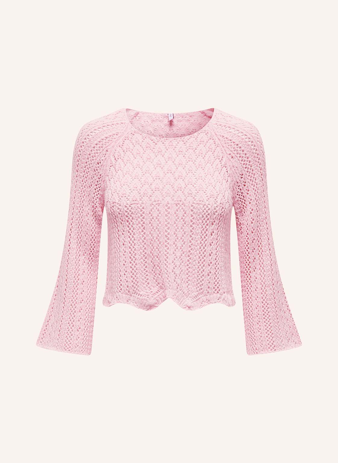 Only Cropped-Pullover Mit 3/4-Arm rosa von Only