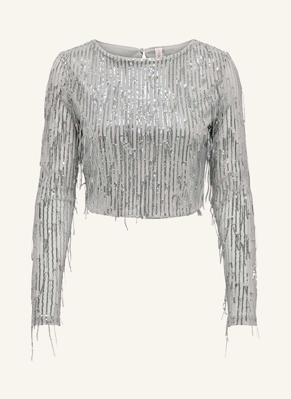 Only Cropped-Shirt Mit Pailletten gold Only Cropped-Shirt Mit Pailletten gold von Only
