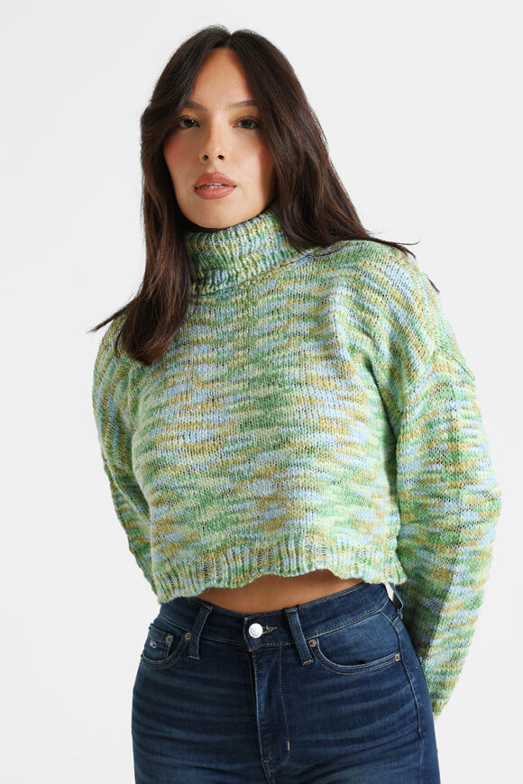 Only Eloise Crop Rollkragenpullover | Absinthe Green | Damen  | L von Only