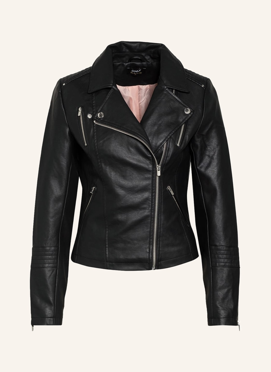 Only Bikerjacke In Lederoptik schwarz Only Bikerjacke In Lederoptik schwarz von Only