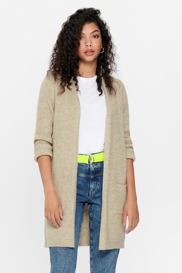 Only Jade Gerippte Strickjacke | Whitecap Gray Melange | Damen | S Only Jade Gerippte Strickjacke | Whitecap Gray Melange | Damen | S von Only