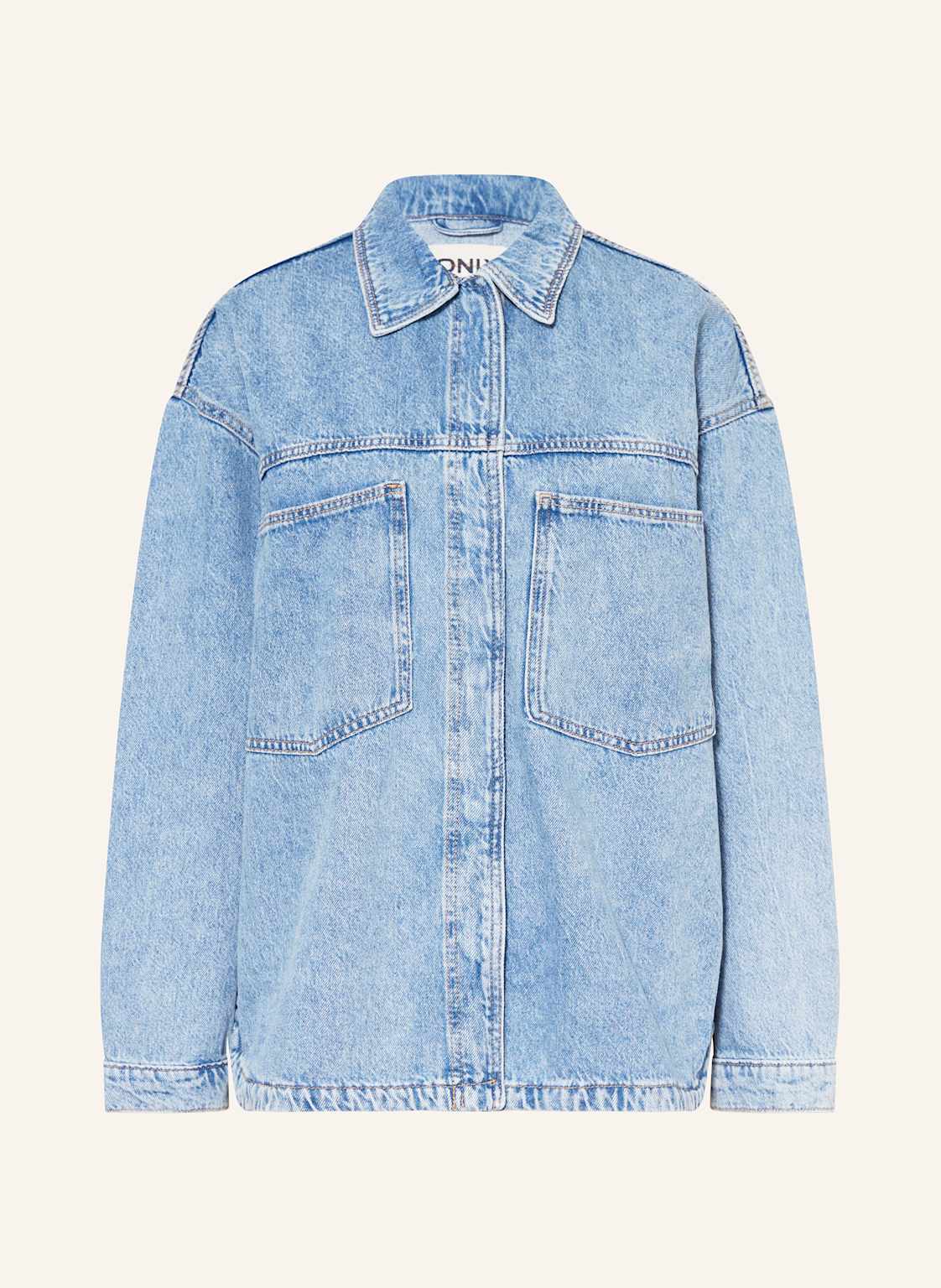 Only Jeans-Overshirt blau von Only