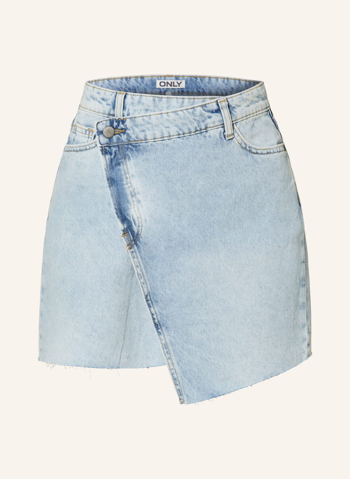 Only Jeansrock In Wickeloptik blau Only Jeansrock In Wickeloptik blau von Only