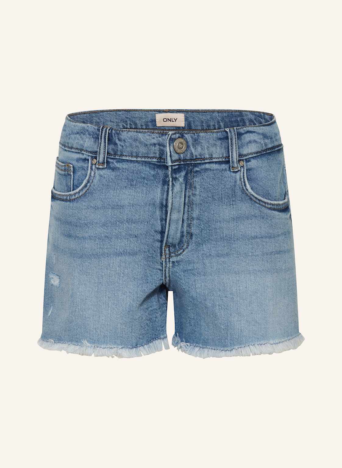 Only Jeansshorts blau von Only