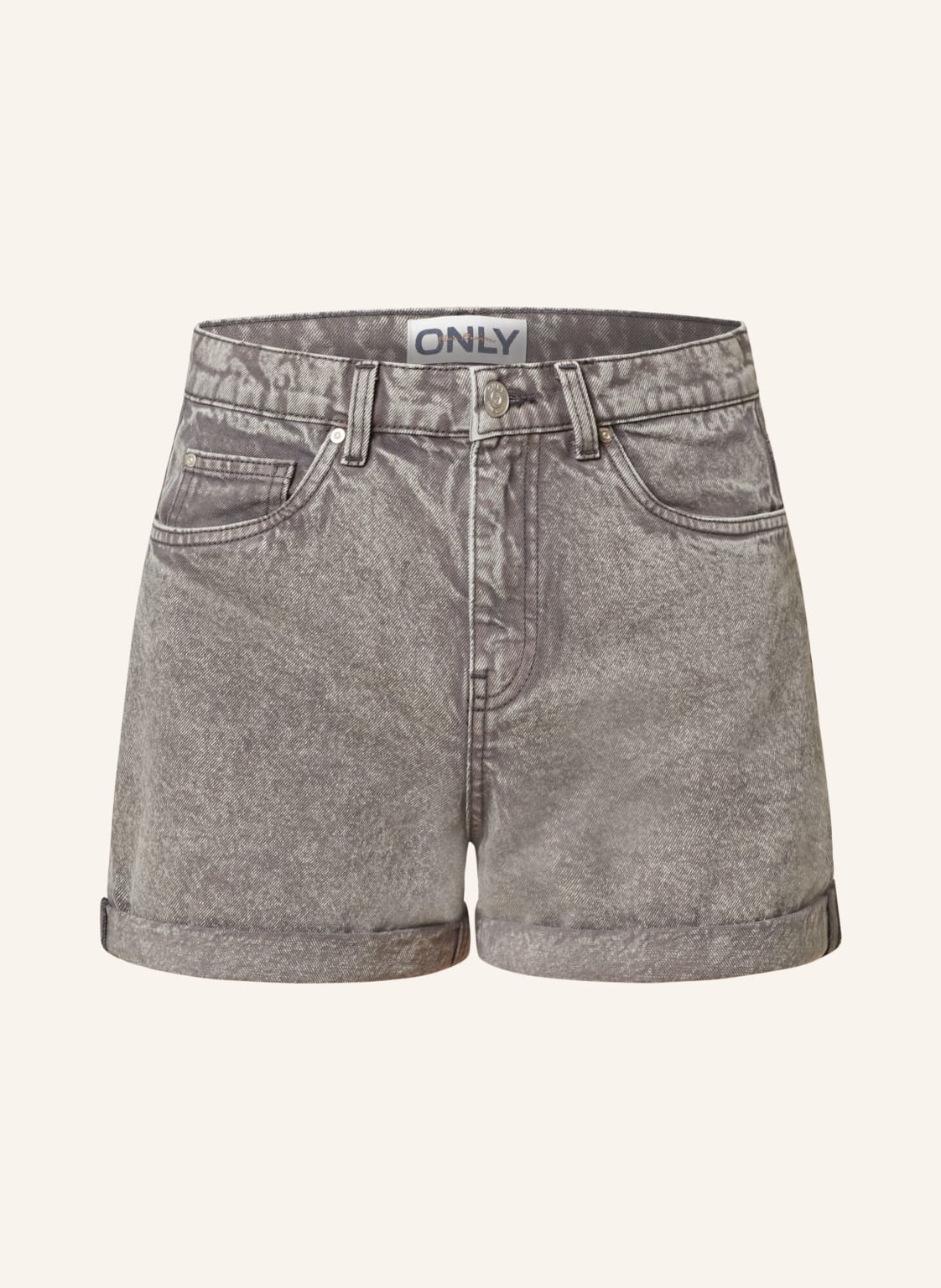 Only Jeansshorts grau von Only