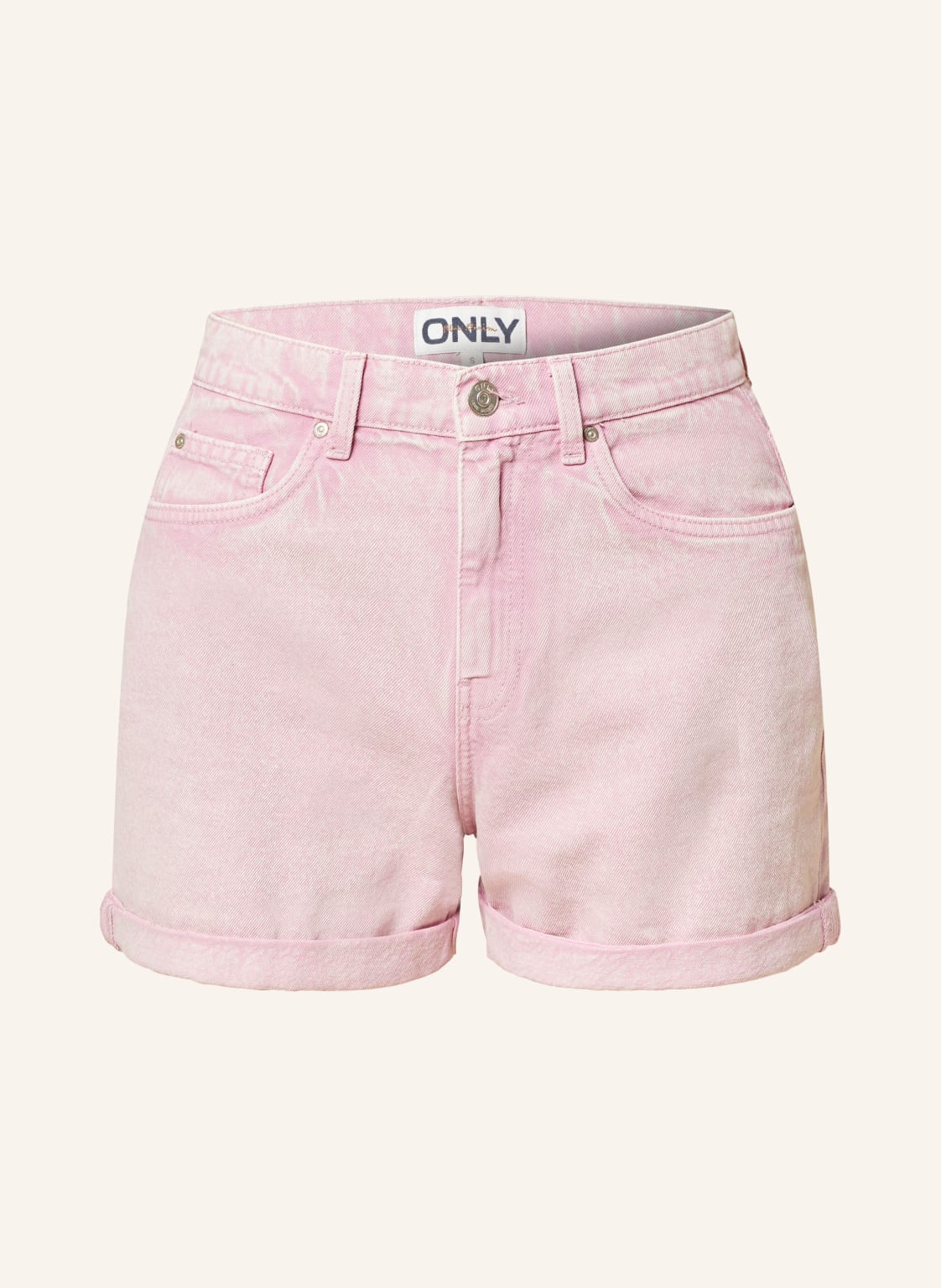 Only Jeansshorts lila von Only