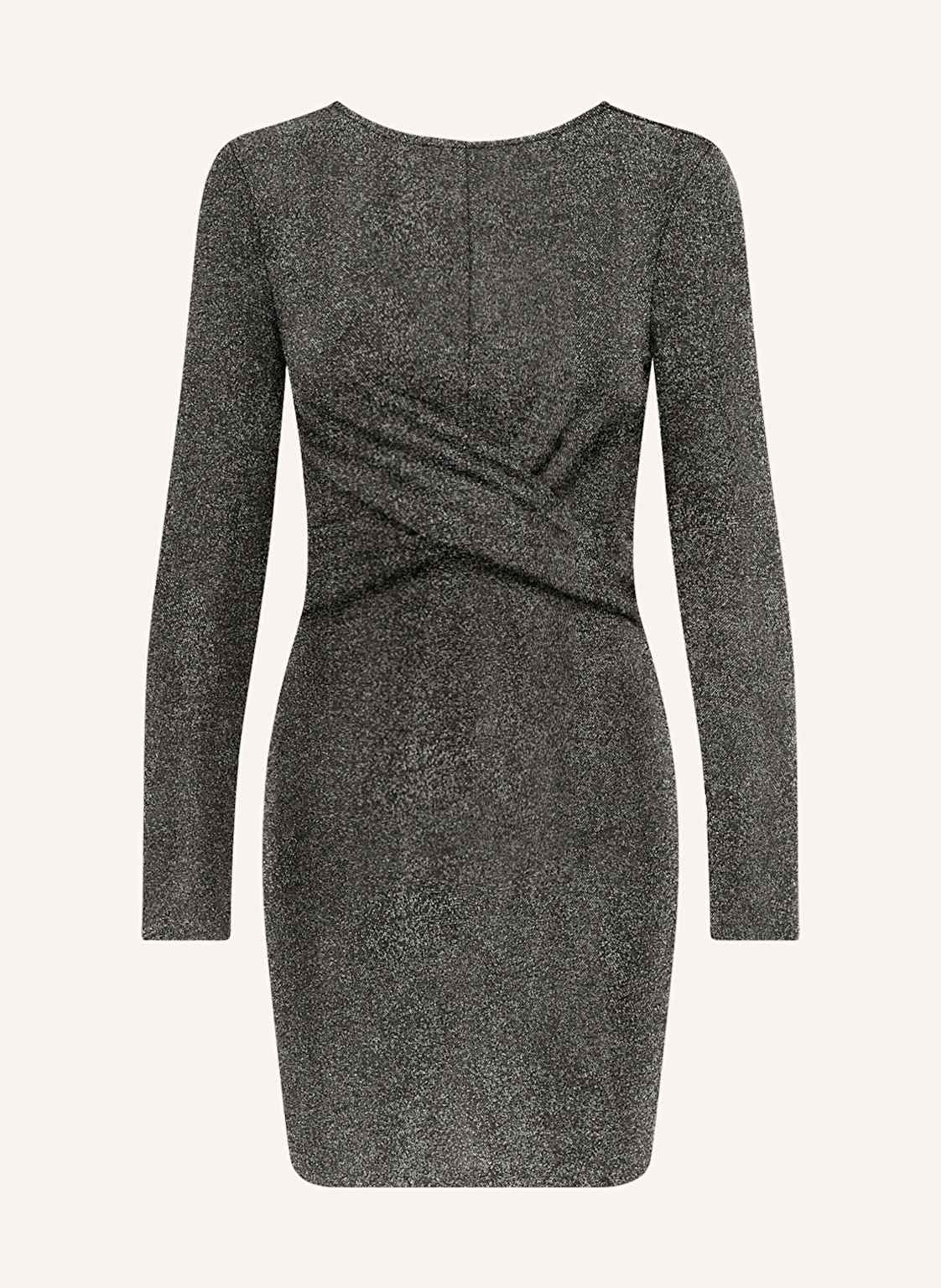 Only Jerseykleid Mit Glitzergarn schwarz Only Jerseykleid Mit Glitzergarn schwarz von Only