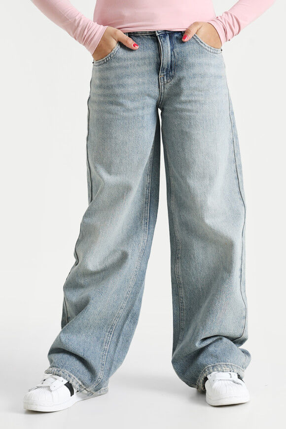 Only Kogmott Wide Leg Fit Jeans | Light Blue Denim | Mädchen  | 140 von Only