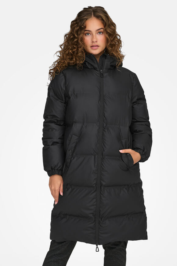 Only Lea Puffer Regenmantel | Black | Damen  | L von Only