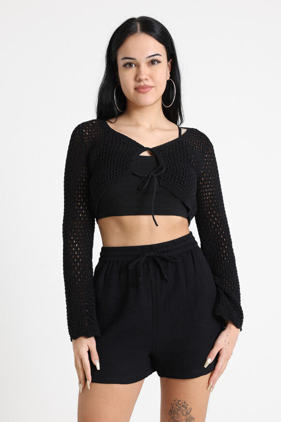 Only Mary Life Strick Bolero | Black | Damen  | XS von Only