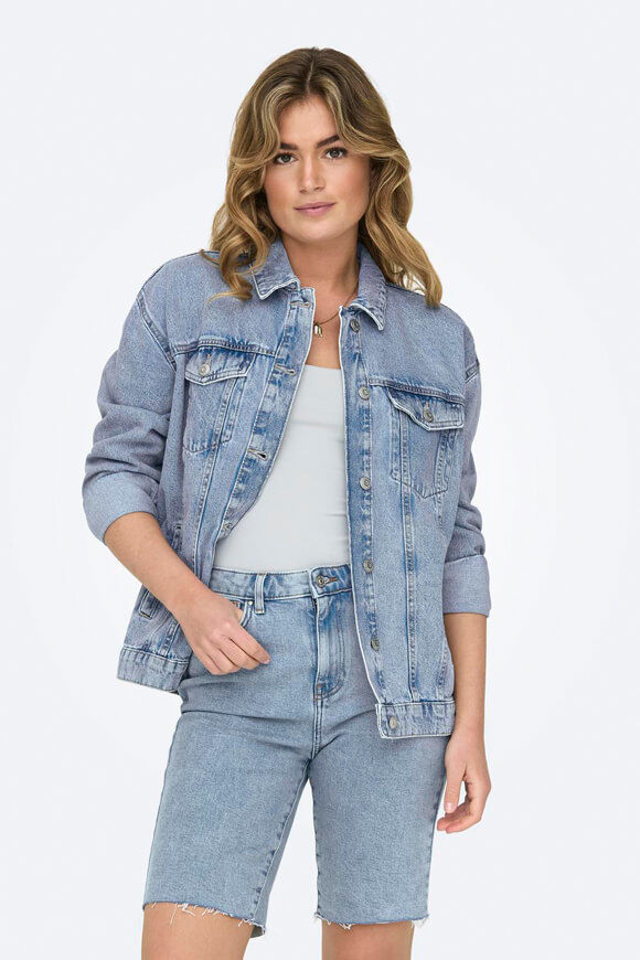 Only Ocean Jeansjacke | Light Blue Denim | Damen  | L von Only