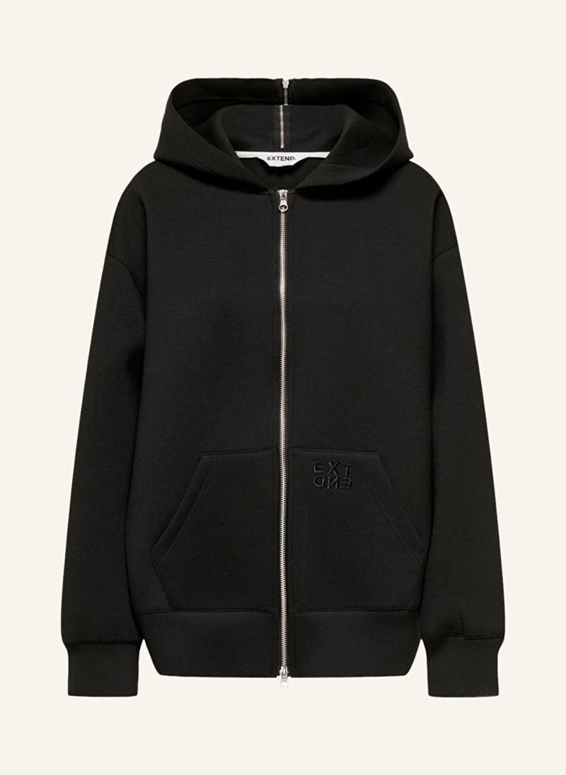 Only Oversized-Sweatjacke schwarz von Only