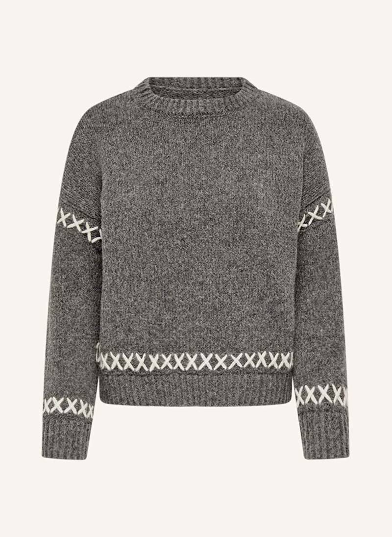 Only Pullover grau von Only