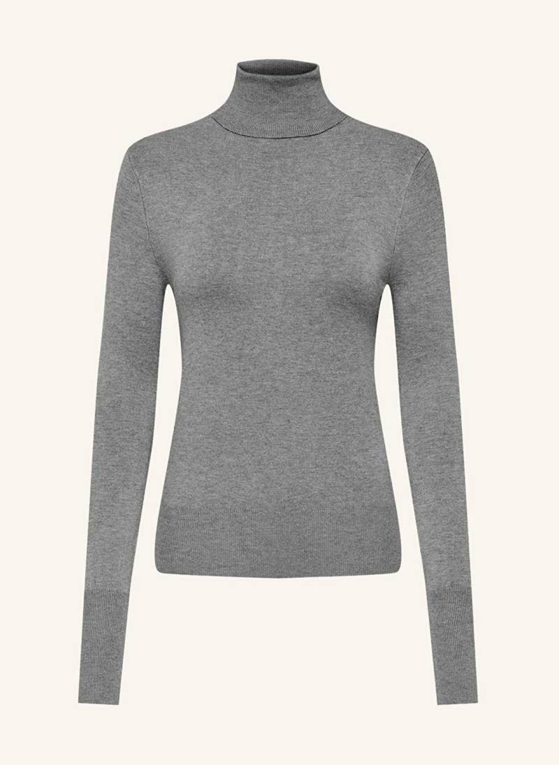 Only Rollkragenpullover grau von Only