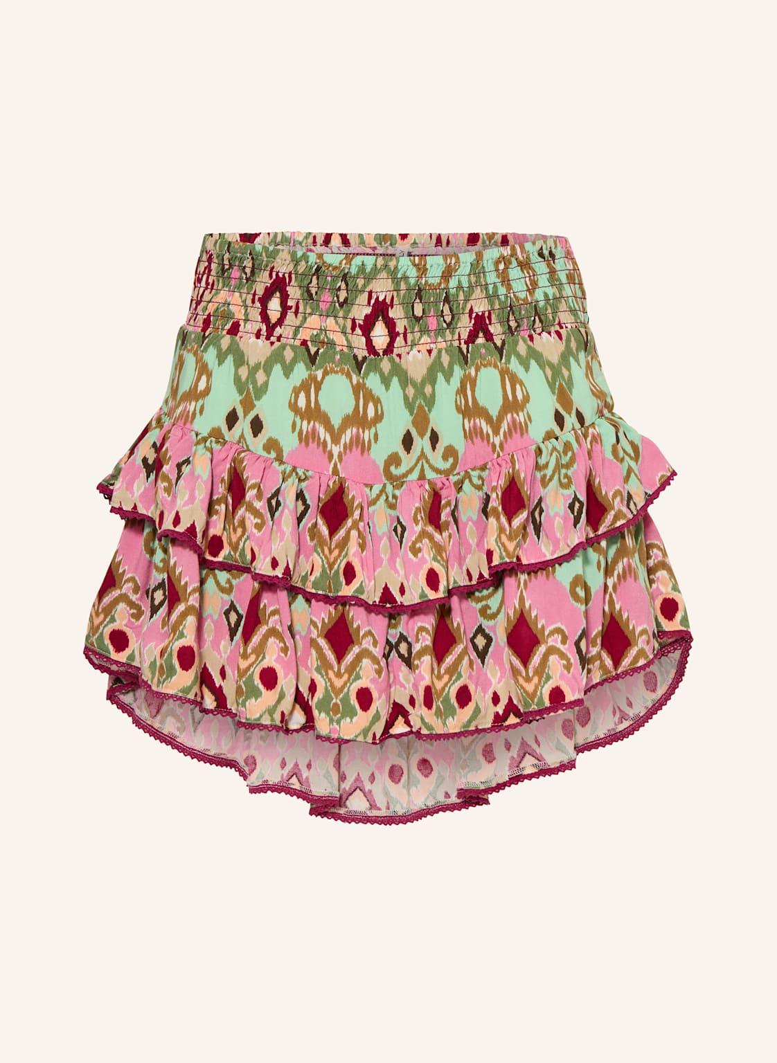 Only Skort Mit Volants pink von Only