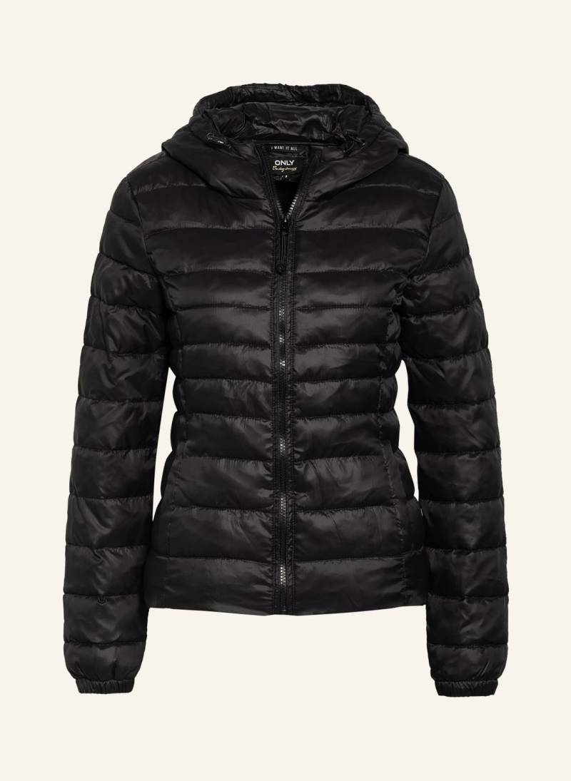 Only Steppjacke schwarz von Only