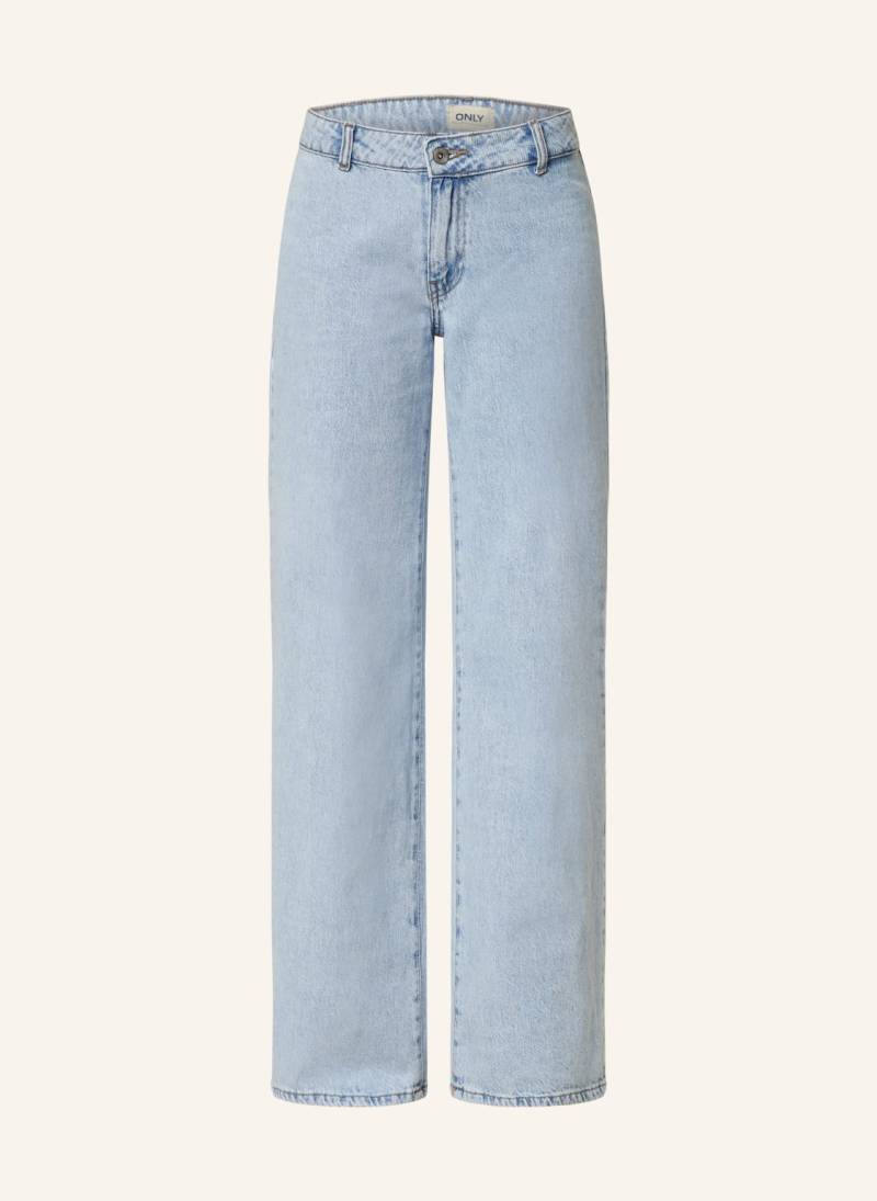 Only Straight Jeans blau von Only