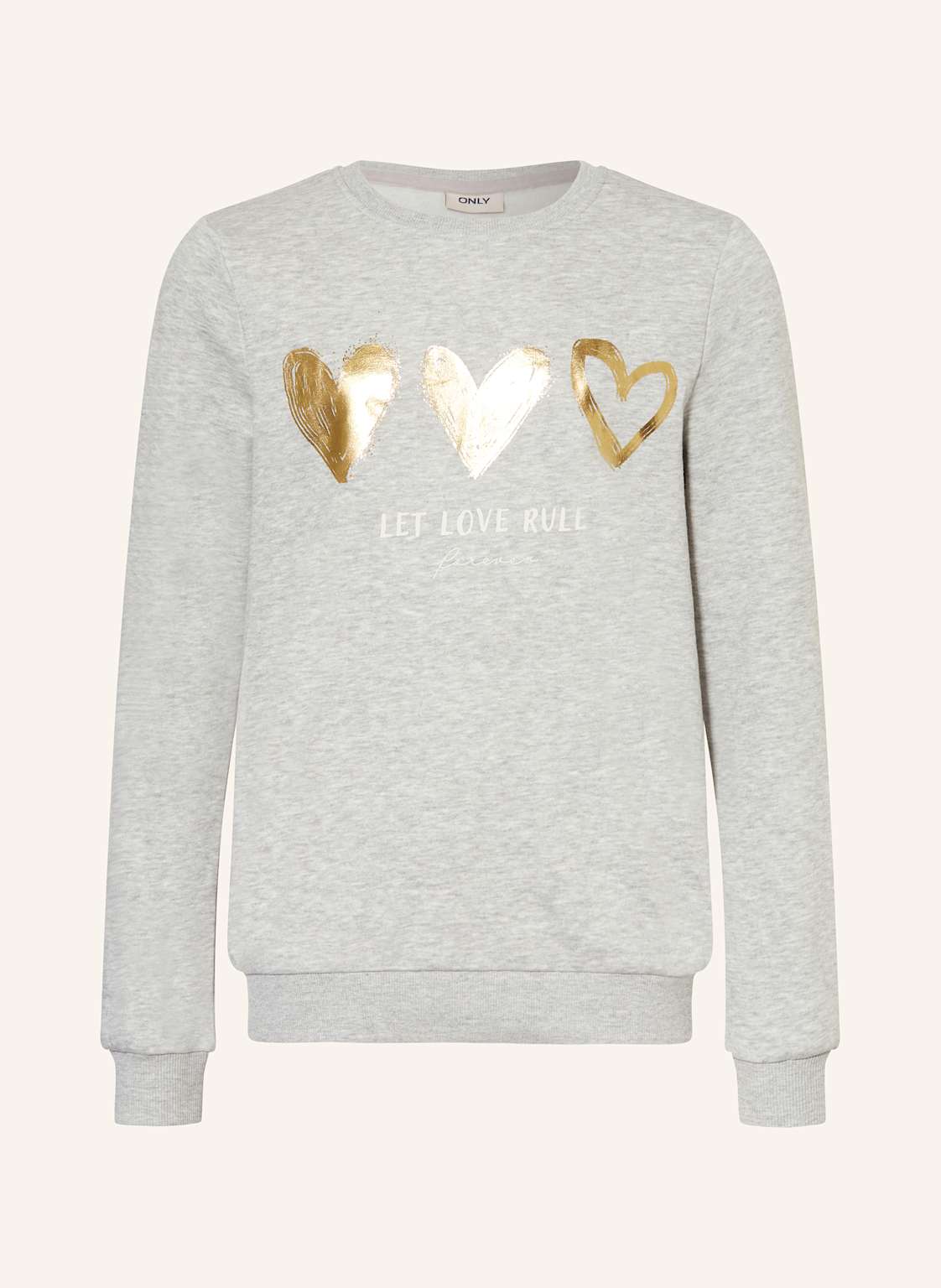 Only Sweatshirt grau von Only