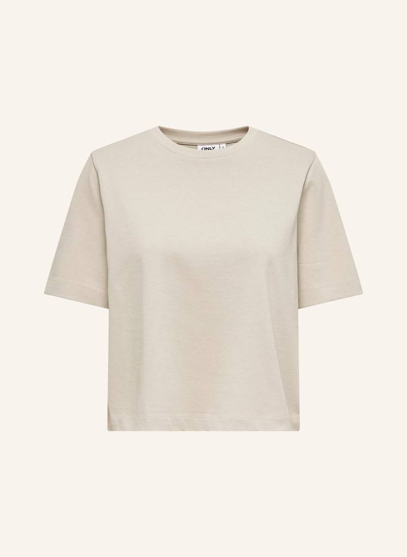 Only T-Shirt beige von Only