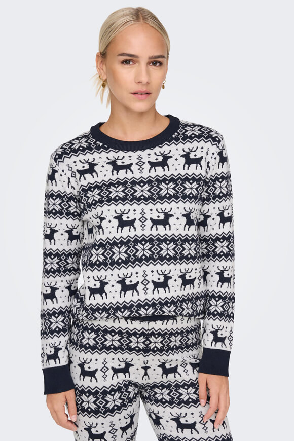 Only Weihnachtsstrickpullover | Night Sky | Damen  | L von Only