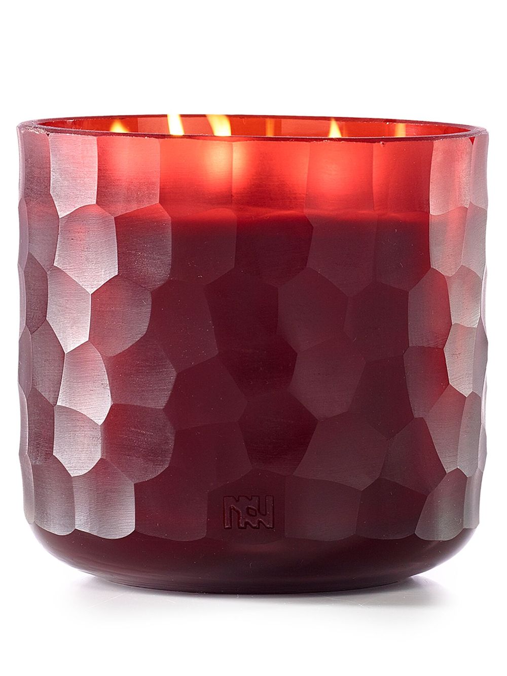 Onno large Circle Manyara-scent candle (2800g) - Red von Onno