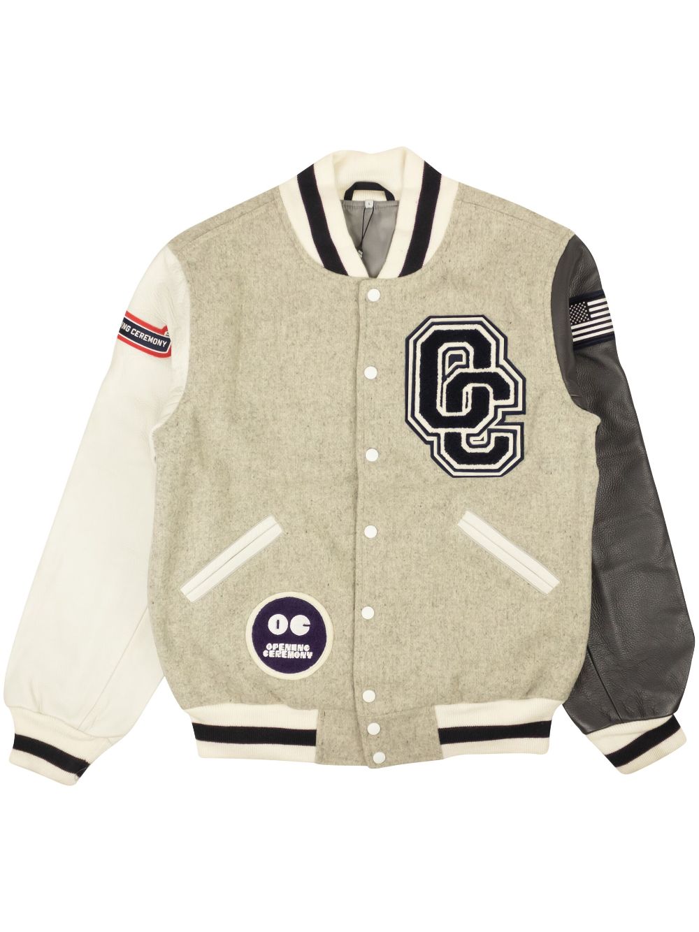 Opening Ceremony OC Classic varsity jacket - Grey von Opening Ceremony