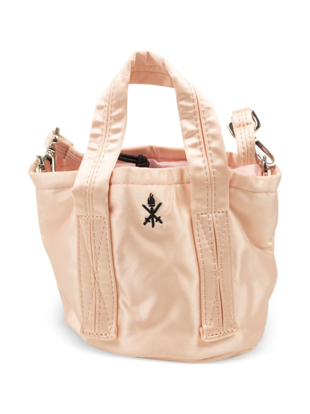 Opening Ceremony Polyester Salt Satin Mini Bucket Bag "Pink" von Opening Ceremony