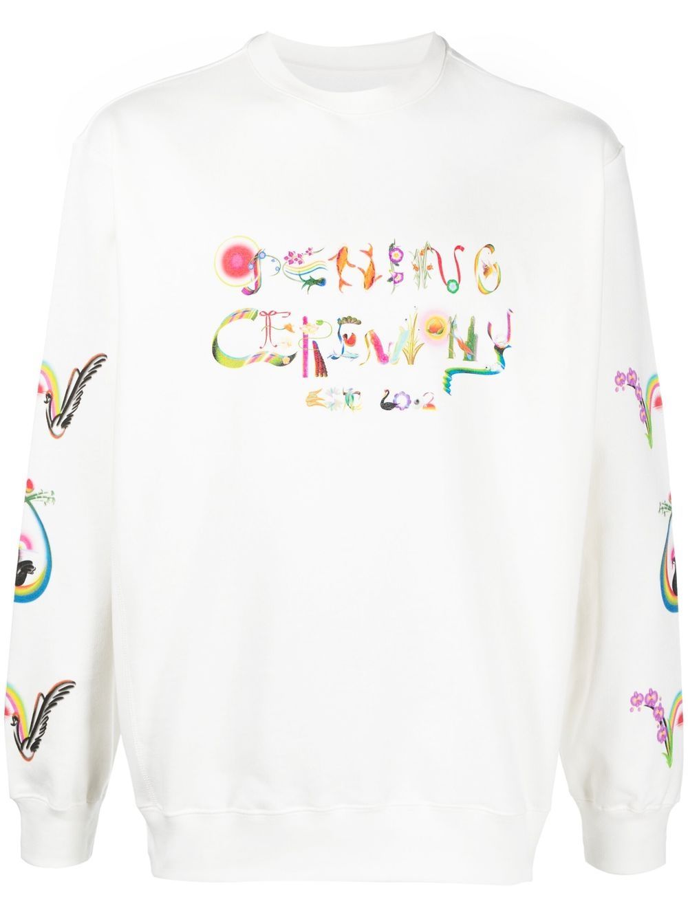 Opening Ceremony logo-print cotton sweatshirt - White von Opening Ceremony