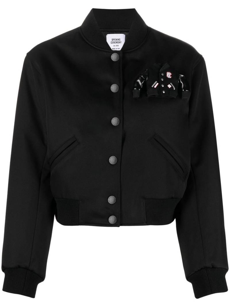 Opening Ceremony patch-detail bomber jacket - Black von Opening Ceremony