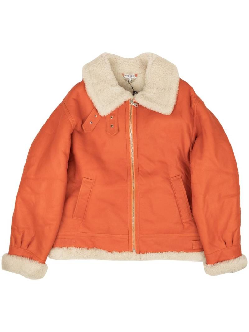 Opening Ceremony shearling-trim zip-up "Orange" jacket von Opening Ceremony