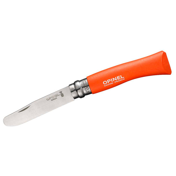 Opinel - Kindermesser No 07 Rostfrei - Messer Gr 7,5 cm rot von Opinel