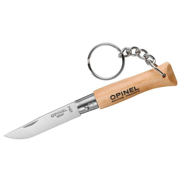 Opinel - No 04 mit Anhänger - Messer Gr 5 cm beige von Opinel