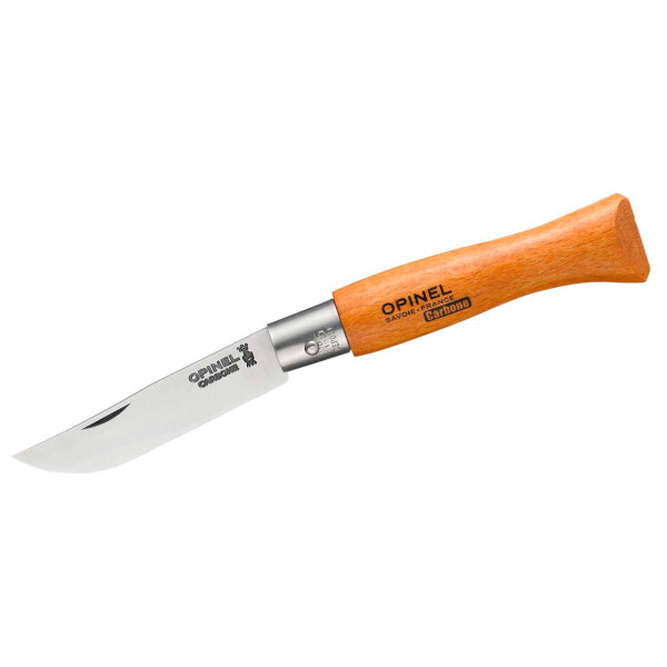 Opinel - Taschenmesser No 05 Carbon - Messer Gr 6 cm beech von Opinel