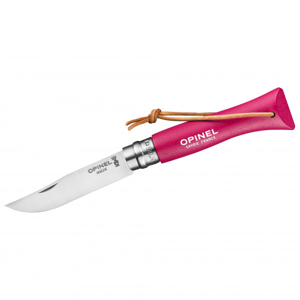 Opinel - Taschenmesser No 06 Colorama - Messer Gr Klinge 7,2 cm;Klinge 7,7 cm blau;grün;weiß;weiß/rosa von Opinel